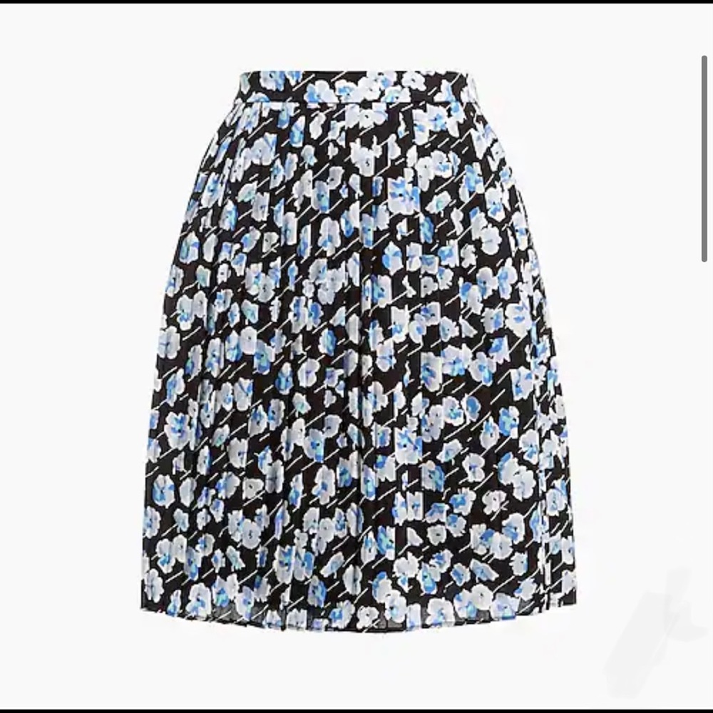 J. Crew Pleated Floral Mini Skirt- Final Price
